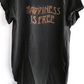 HAPPINESS IS FREE SIDE SLIT TEE - MOM-STA